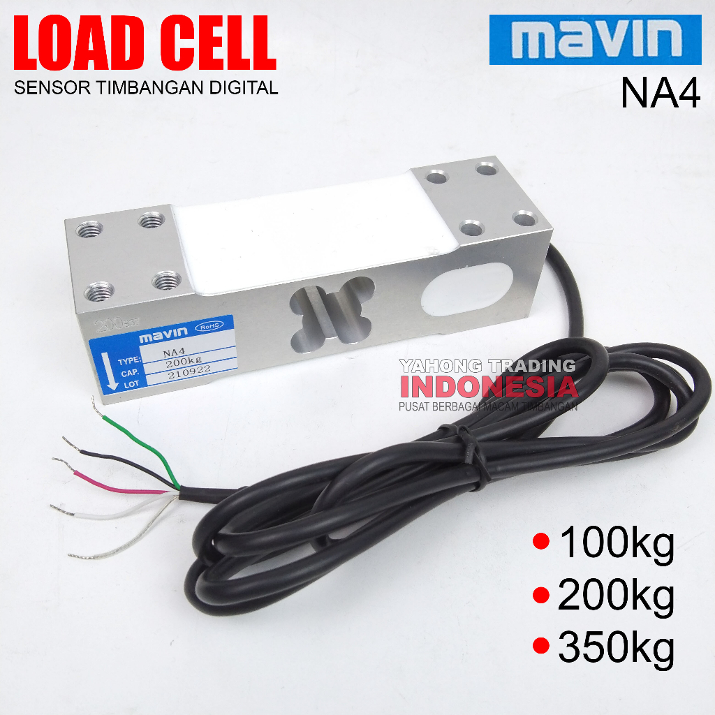 Load Cell Loadcell MAVIN NA4 100kg 200kg 350kg Sensor Berat Timbangan Digital