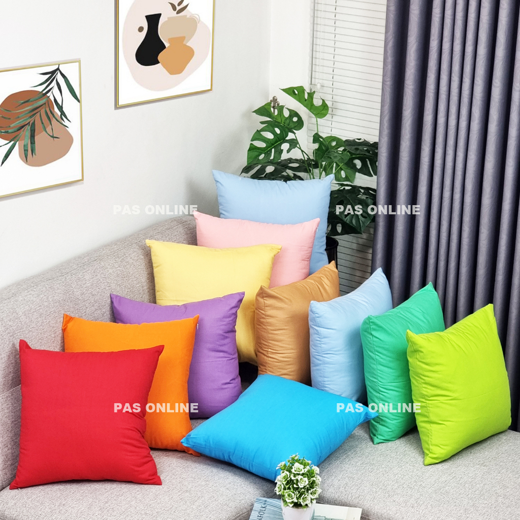 SARBAN - SARUNG BANTAL SOFA POLOS 45X45