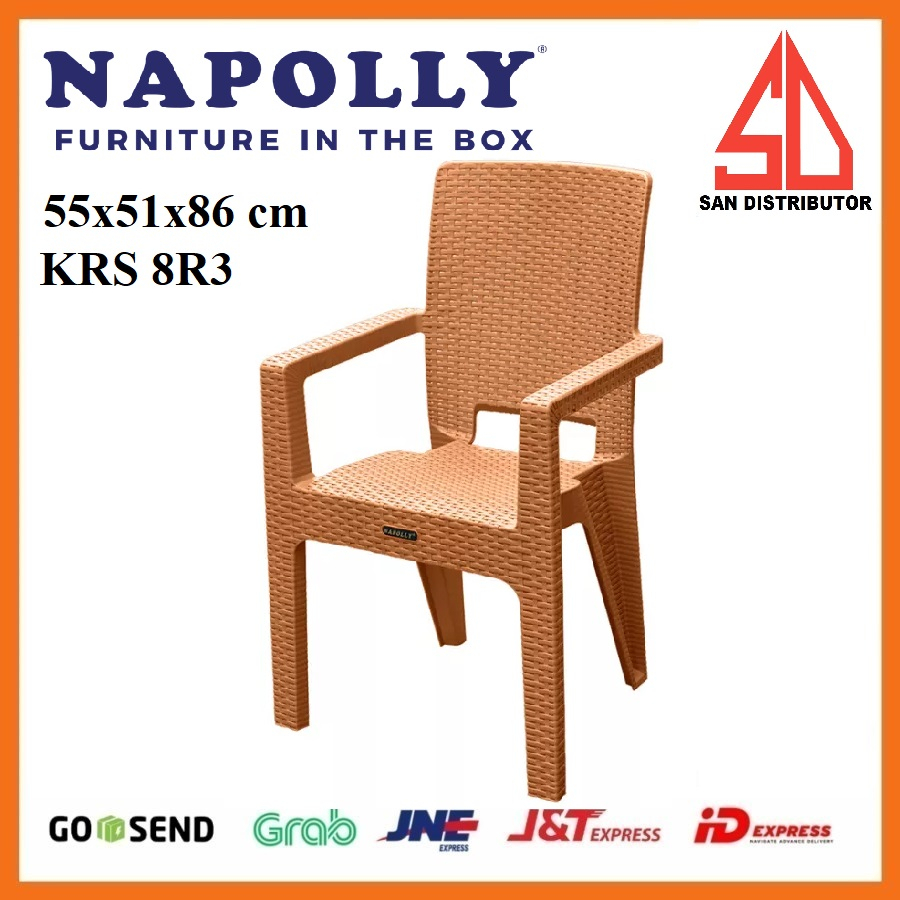 PAKET 1SET MEJA KURSI NAPOLLY / MEJA KURSI TERAS 2 KURSI 1 MEJA 8R3