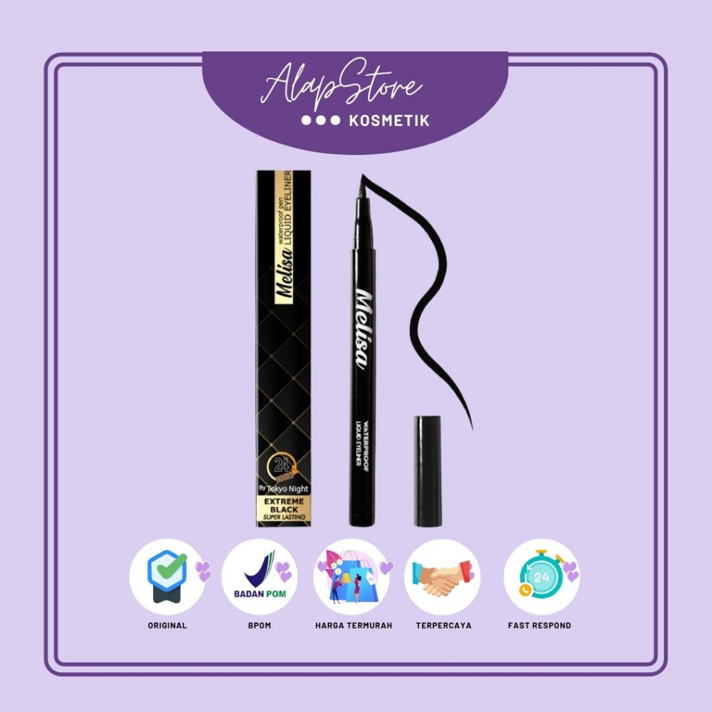 Melisa Eyeliner Liquid Black