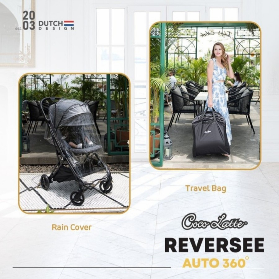 Stroller Cocolatte Reversee Auto Reversible Seat 360 / Cocolatte IGrove 360°