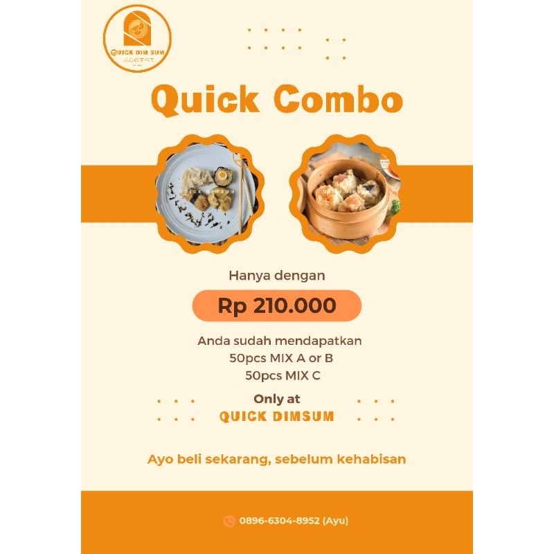 

PAKET QUICK COMBO By Quick dimsum