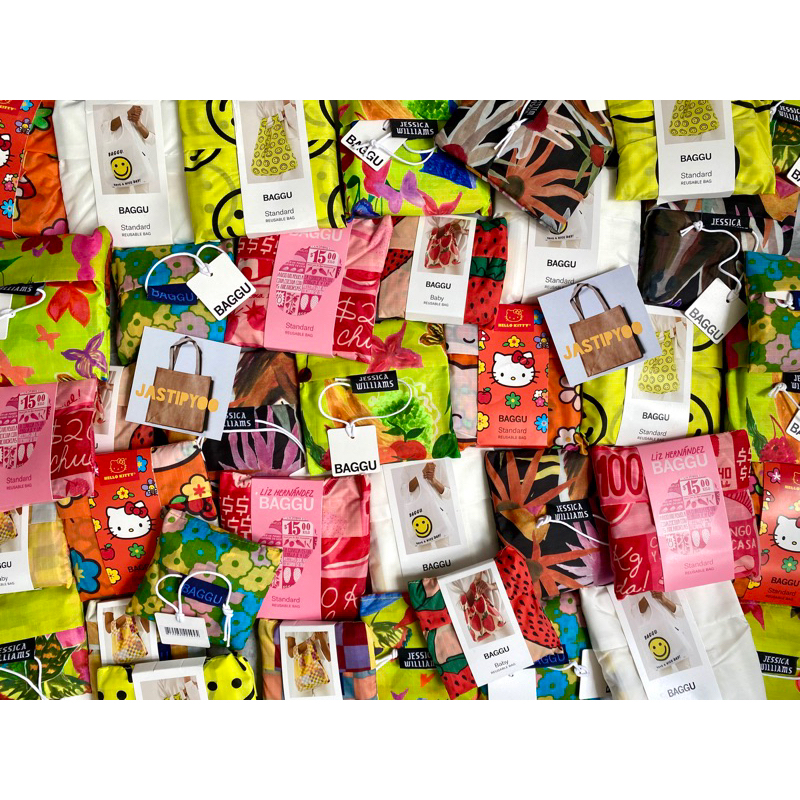 ORIGINAL BAGGU REUSABLE SHOPPING BAG RIPSTOP NYLON