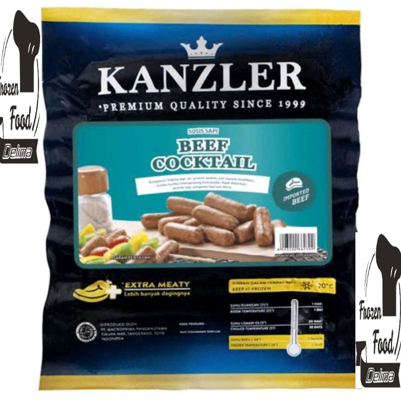 

Kanzler Beef Cocktail Sausage 500 Gram