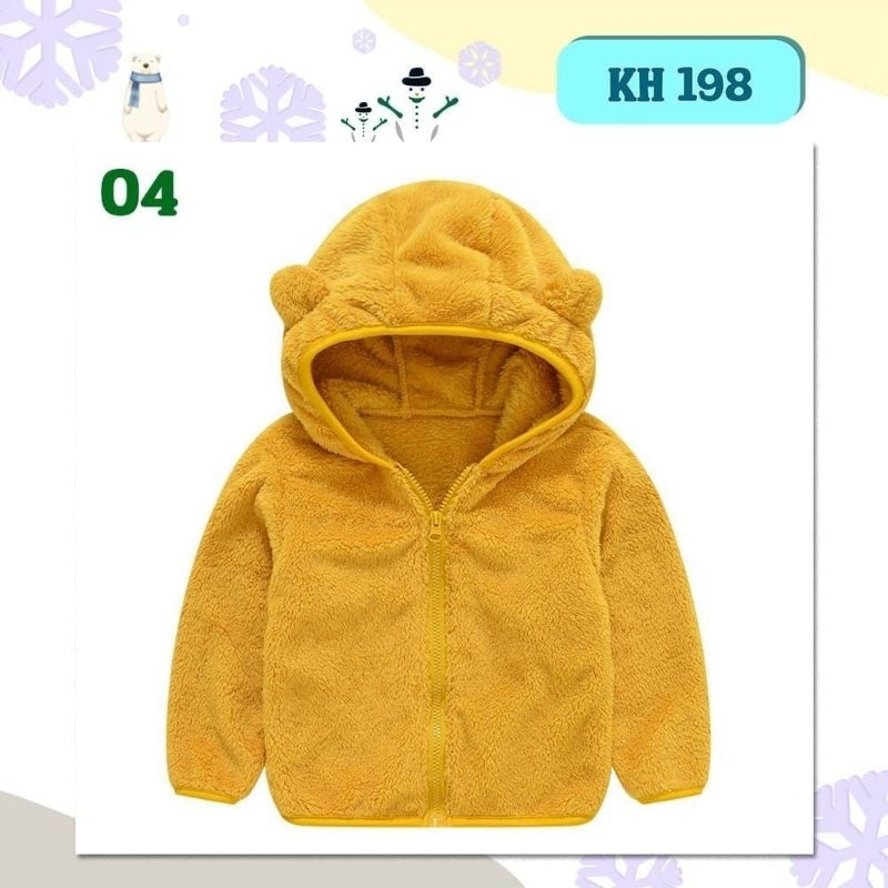 Jaket bulu kh198 - jaket anak