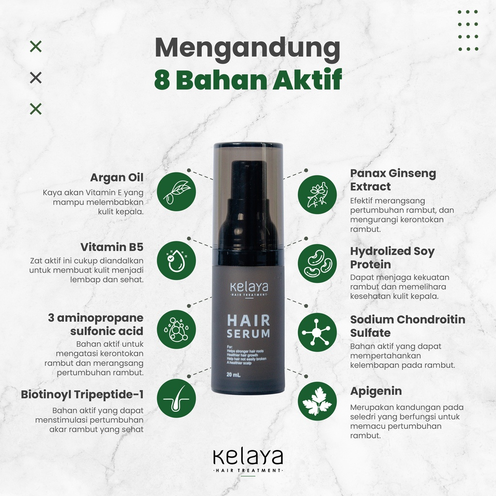 Kelaya Serum Hair Treatment 30ml BPOM Original