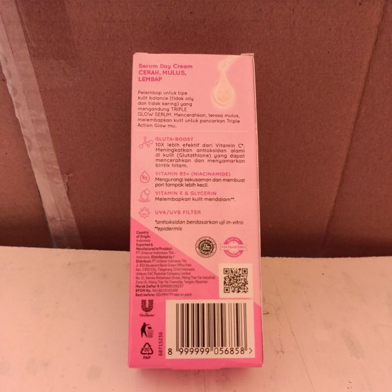 Pond's Bright Beauty Serum Day Cream 40gr