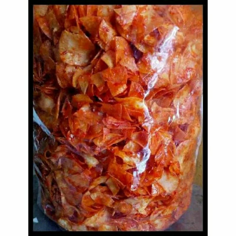 

Keripik singkong pedas 250 gr/kripik singkong balado