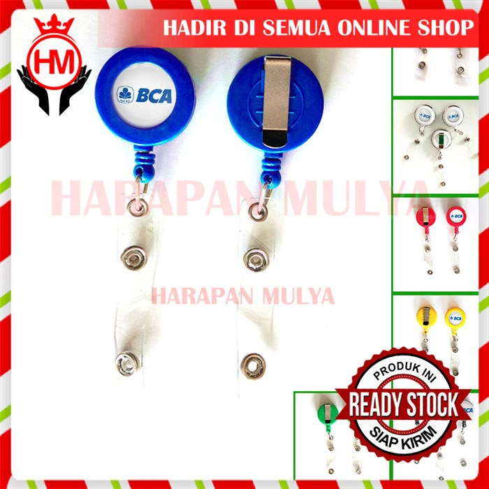 ID Card Yoyo BCA Gantungan ID Card Holder Logo Bank BCA - Harapan Mulya