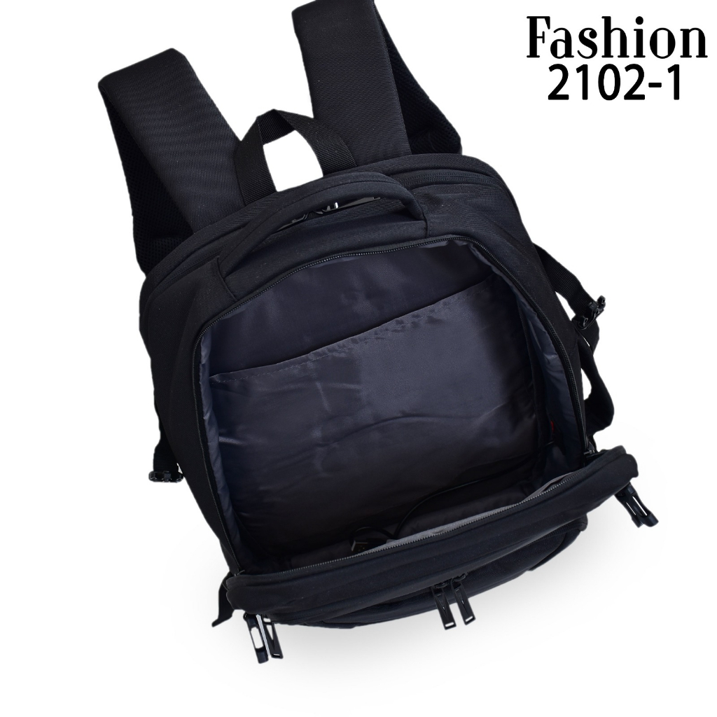 Tas Ransel Pria 2102-A (Bahan 1) Kanvas ( Waterproof Rough silk fabric )