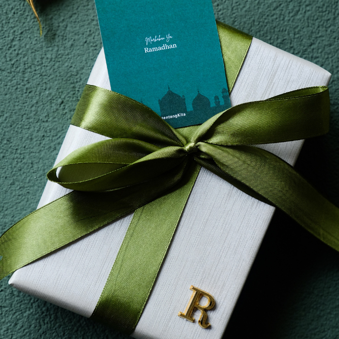 

Giftwrap + kartu tentangKita - Tambahan Bungkus Kado dan Kartu Ucapan I Edisi Ramadan