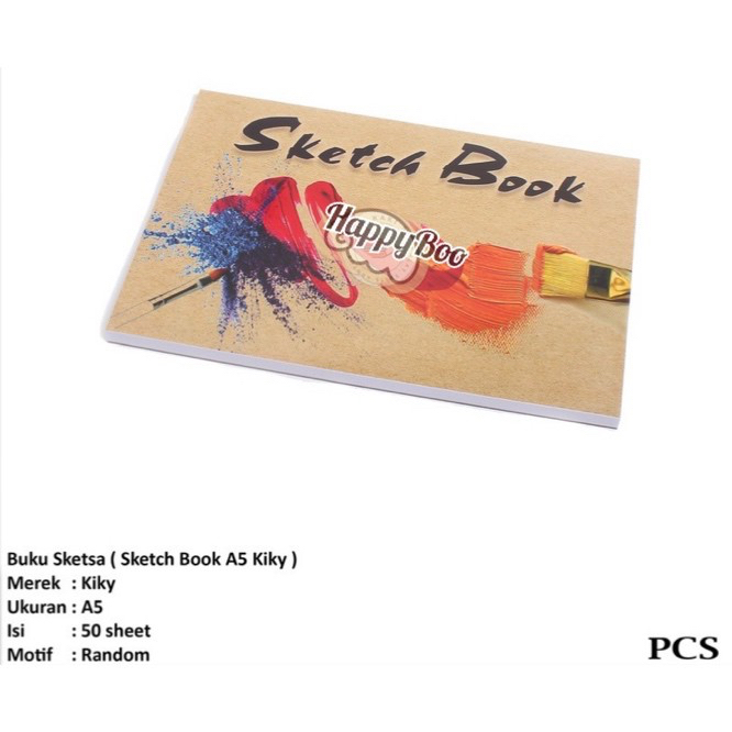 sketchbook sketchbook A5 kiky sketsa book buku sketsa premium / gambar watercolour book