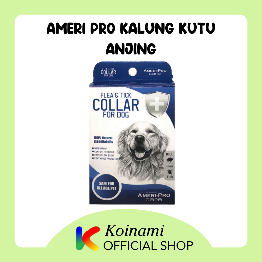 AMERI PRO KALUNG KUTU ANJING / FLEA &amp; TICK COLLAR FOR DOG