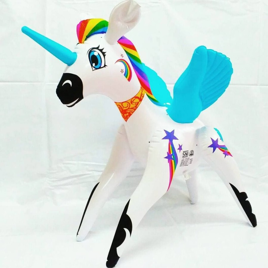 Mainan Anak Balon Tiup Karakter Hewan Kuda Unicorn Bahan Premium PVC SNI Best Quality