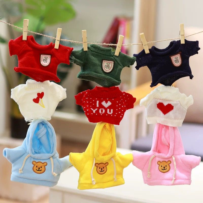 BAJU SWEATER HOODIE UNTUK BONEKA TEDDY BEAR BERUANG LUCU
