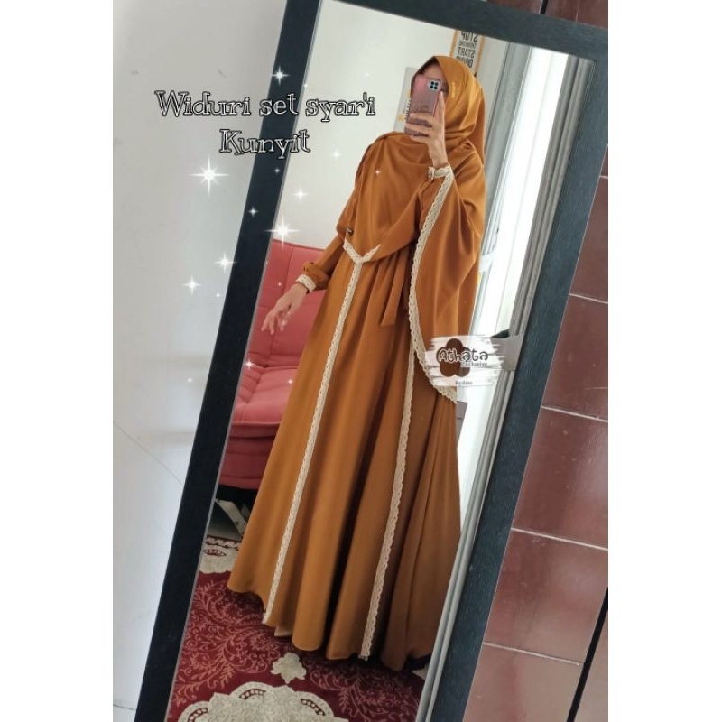 WIDURI SET SYARI BY ATHATA/WIDURI ATHATA GAMIS SYARI RENDA