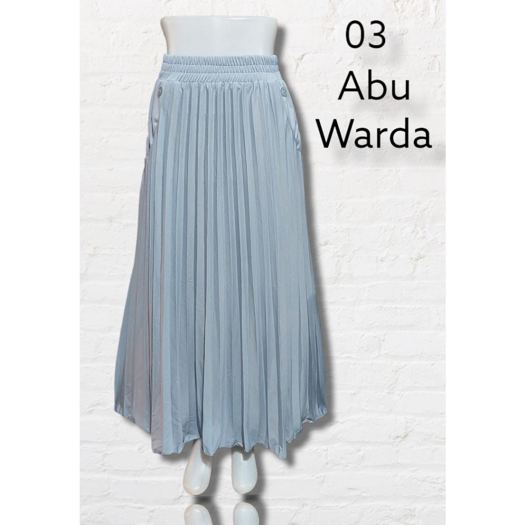 GS-ROK PLISKET PANJANG (ADA SAKU NYA)/ROK PLISKET WANITA/ROK PLISKET PREMIUM/ROK MUSLIM/ROK MAXY