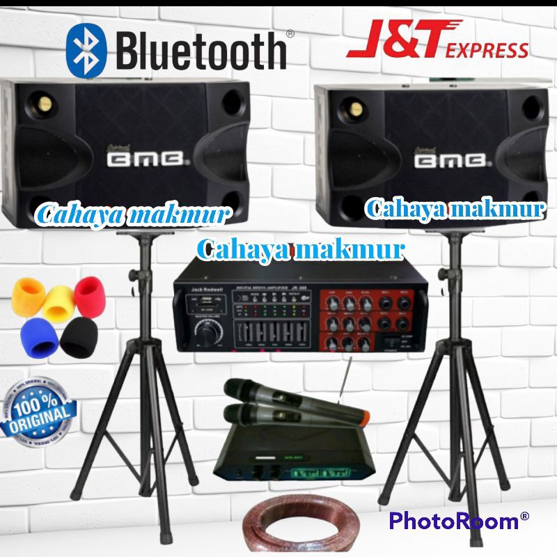 PAKET AMPLIFIER KARAOKE SPEAKER BMB GARANSI RESMI TAHUN CS 252V