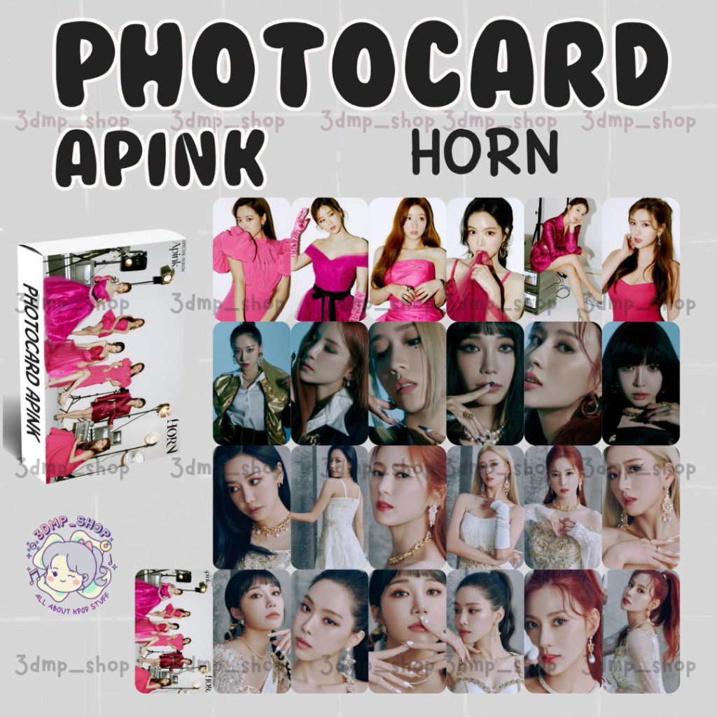 [25 lembar] photocard lomo photo card lomocard apink self look horn