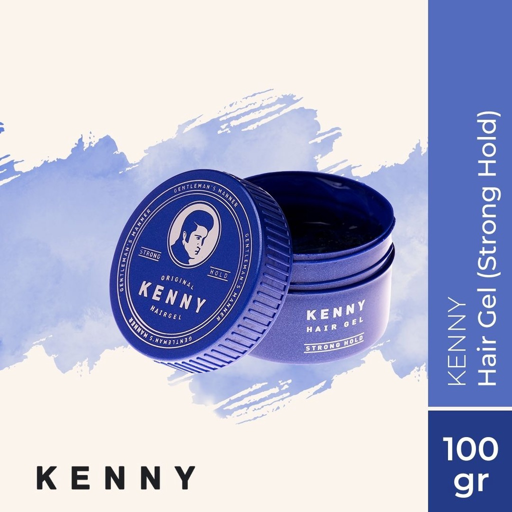 Kenny Hair Gel 100gr | Gel Rambut Super Strong