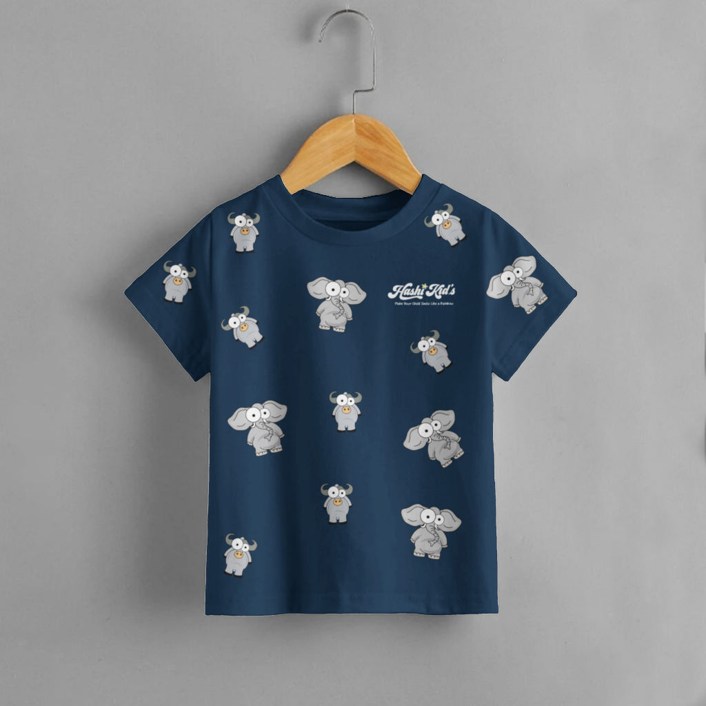 Kaos Anak Buffalo &amp; Elephant - Atasan Wanita Dan Pria