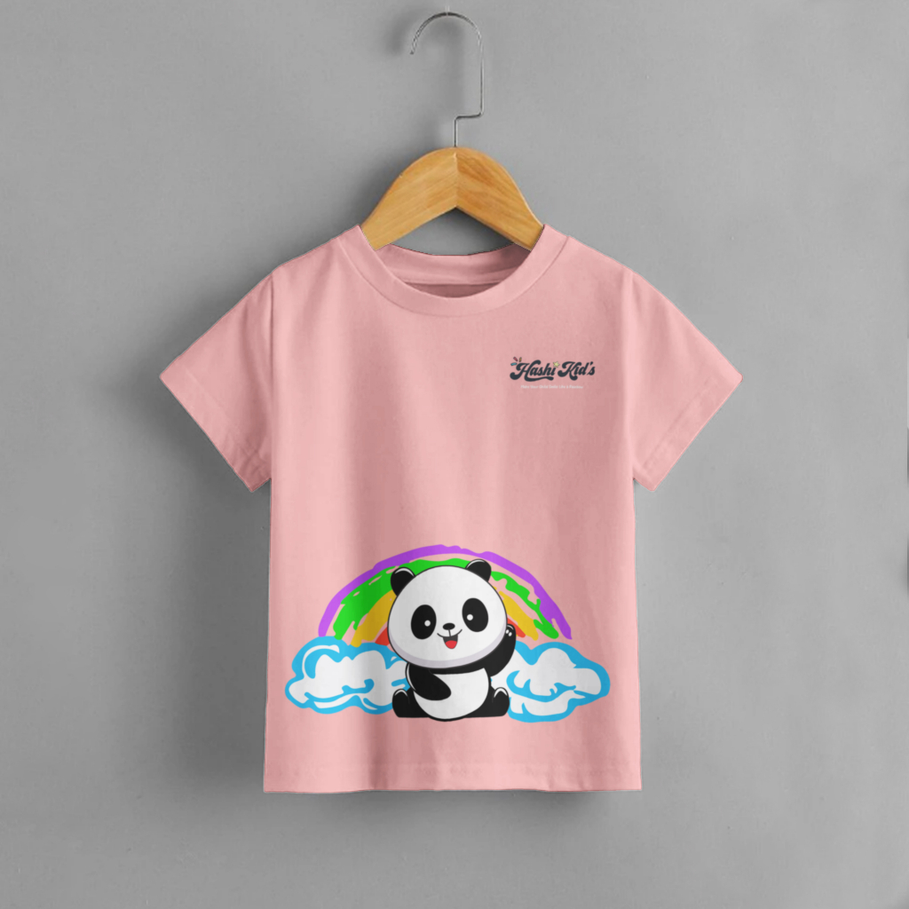 Kaos Anak Rainbow Panda - Atasan Anak Laki Laki Dan Perempuan