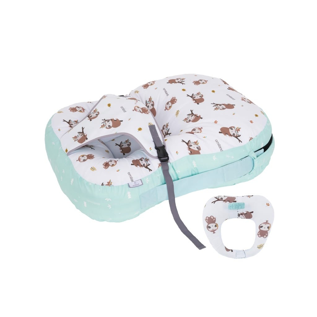 Omiland Sofa Bayi Multifungsi + Bantal Dot Sloth Series | OB56151 / 52