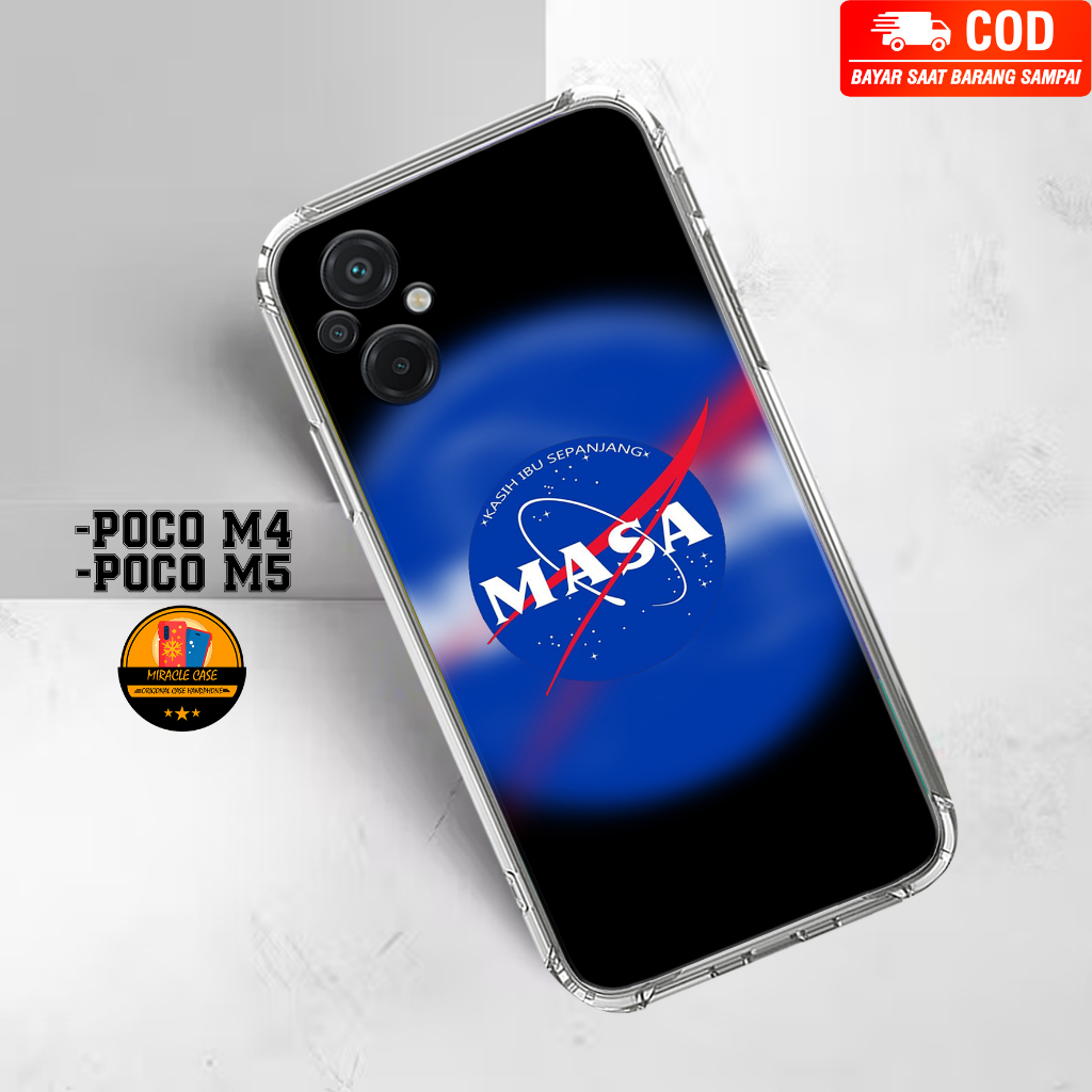 Case POCO M4 / POCO M5 - Casing POCO M4 / POCO M5 Terbaru 2023 MIRACLE CASE [ PLESETAN ] Silikon POC
