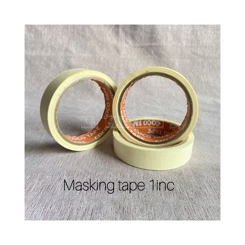 

masking tape 1inc lakban kertas/masking tape