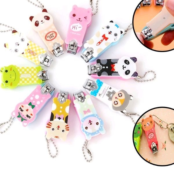 Gunting  Kuku Karakter Mini Lucu / Cute Nail Clipper Manikur