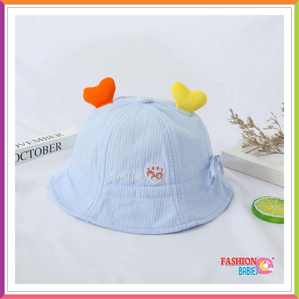 BUCKET HAT 3D IMPORT | TOPI BUNDAR IMPORT / TOPI PANTAI ANAK USIA 1-4 TAHUN UNISEX