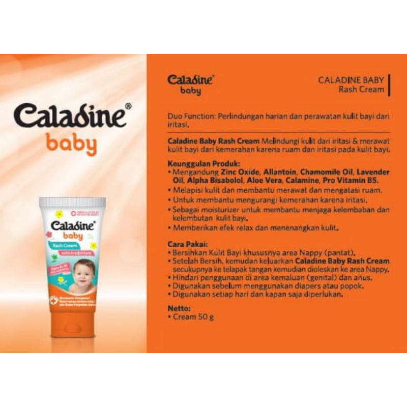 Caladine Baby Rash Cream 50gr