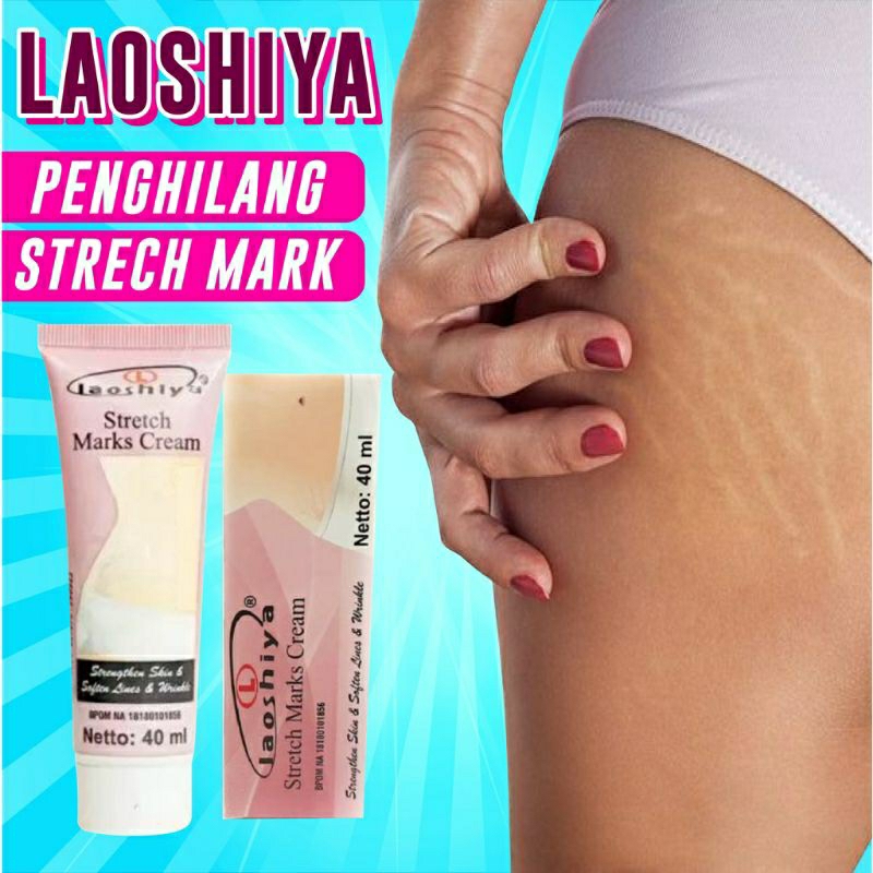 Stretch Mark Cream Penghilang Strechmark Pantat Selulit Ampuh Laoshiya Body Lotion