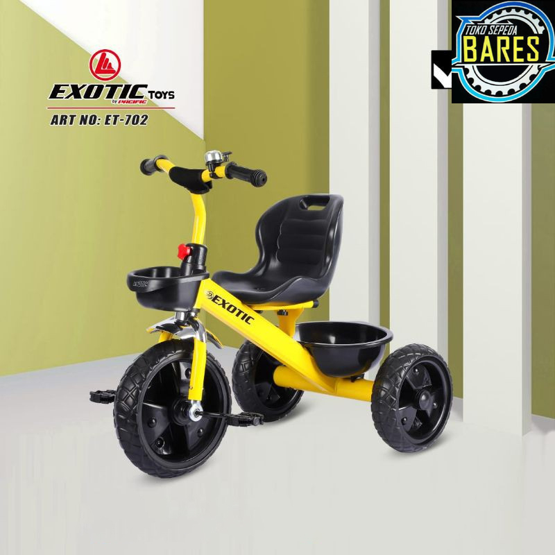 Sepeda Roda Tiga Anak Exotic ET-702 / ET-706 / Tricycle