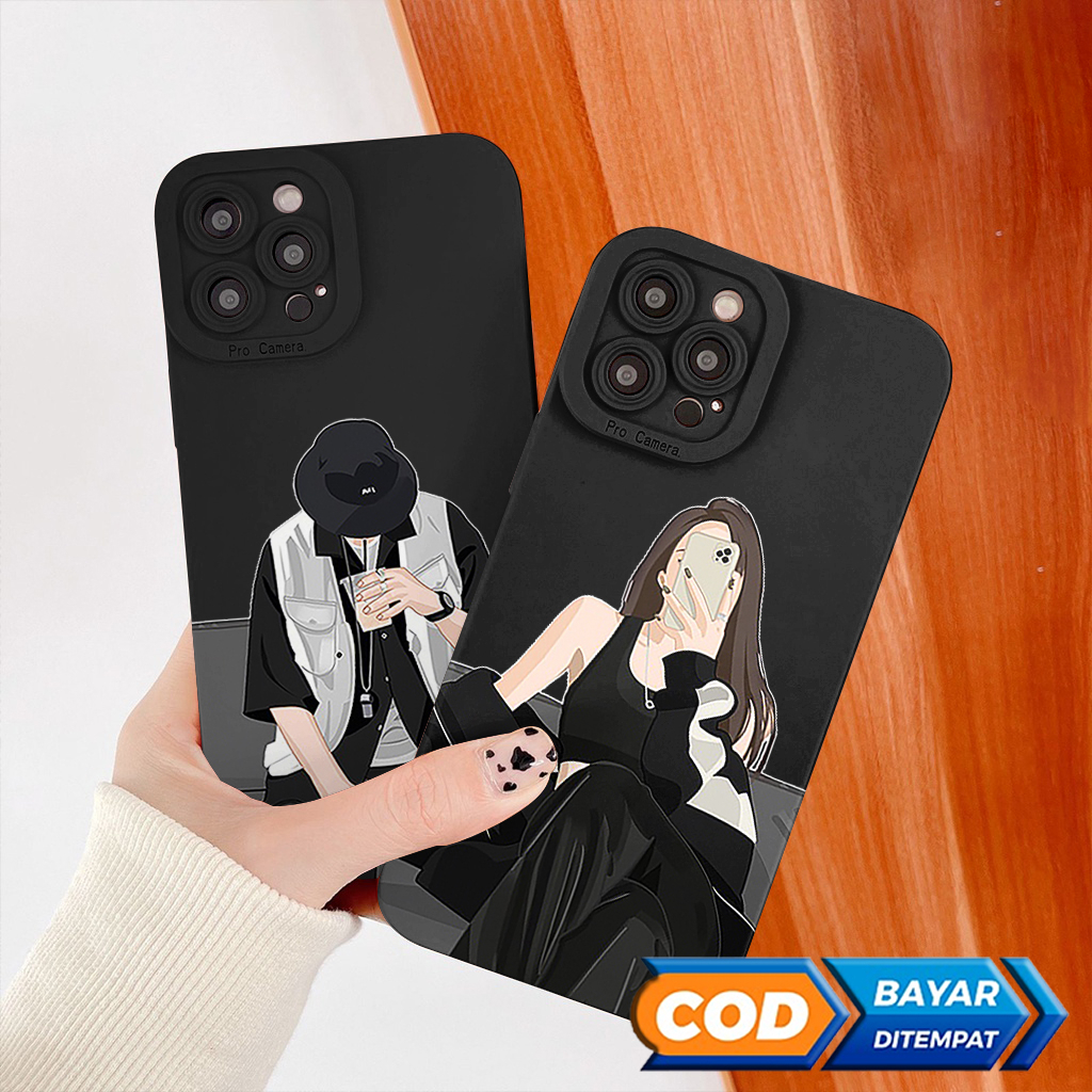 Benua Case - Softcase Pro Camera Couple IP XR 11 11 PRO 11 PRO MAX 6 6S 6+ 7 7+ 8 8+ X XS XS MAX 12 