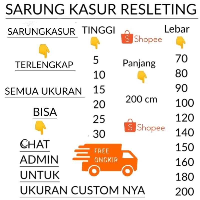 ( TERLENGKAP )  CUSTOM SARUNGKASUR BUSA ADA / SARUNGKASUR SPRING BED ADA  / SARUNGKASUR CUSTOM SEMUA UKURAN ADA / BISA