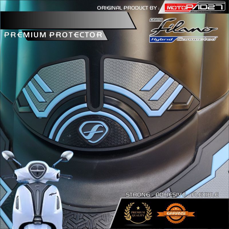 Stiker deckpad tankpad belakang protector rubber filano 2023