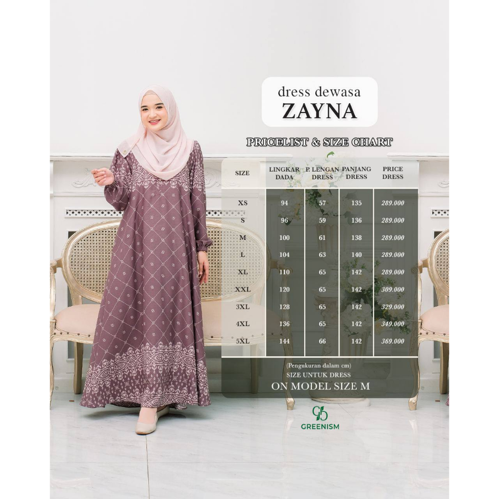 Greenism Sarimbit Motif Zayna &amp; Zayn (Sky Blue) Quality Premium Syari'i -  Family Set Sarimbit Greenism