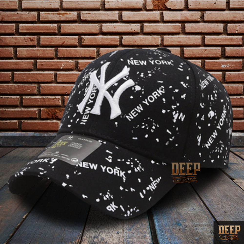 Topi Baseball Pria / Wanita Dewasa Motif NY Aesthetic | Topi Cowok Distro Korea | Baseball Cap Korea