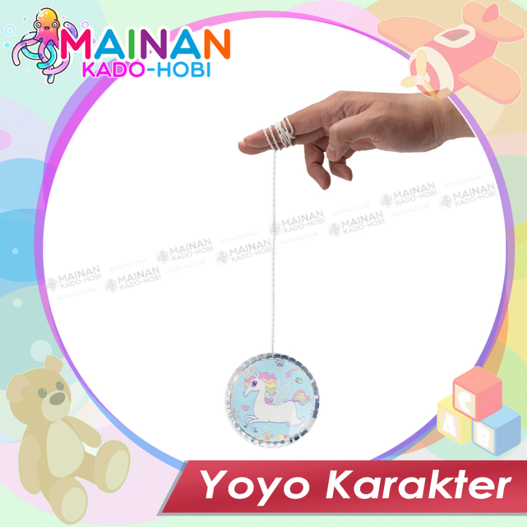 MAINAN YOYO KARAKTER UNICORN KUDA PONY