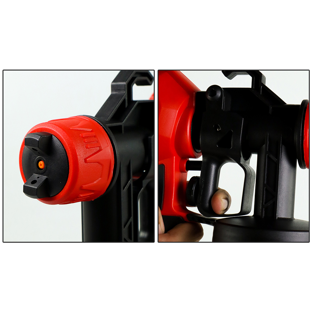 Pistol Semprot Cat Dinding Electric Spray Gun 400W - CX49 - Red/Black