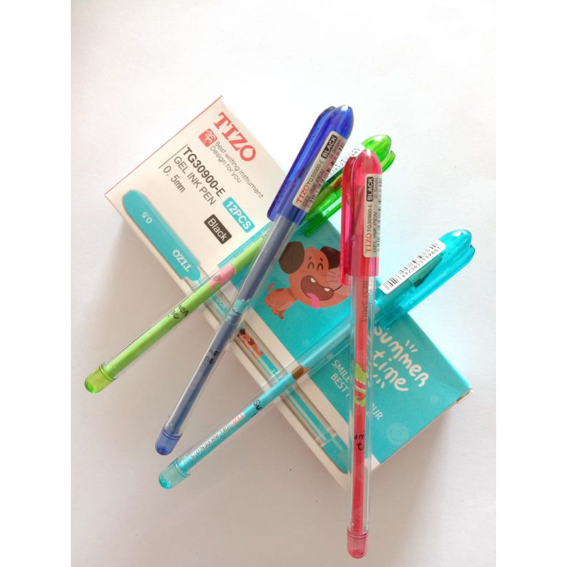 

Bolpoin Tizo Gell ink pen 0.5mm motif campur