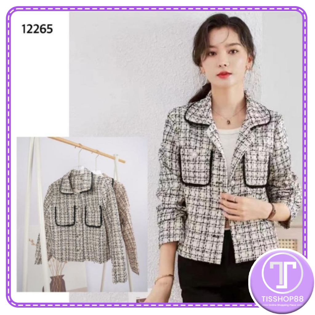 ALEXA BLAZER TWEED IMPORT FULL FURING