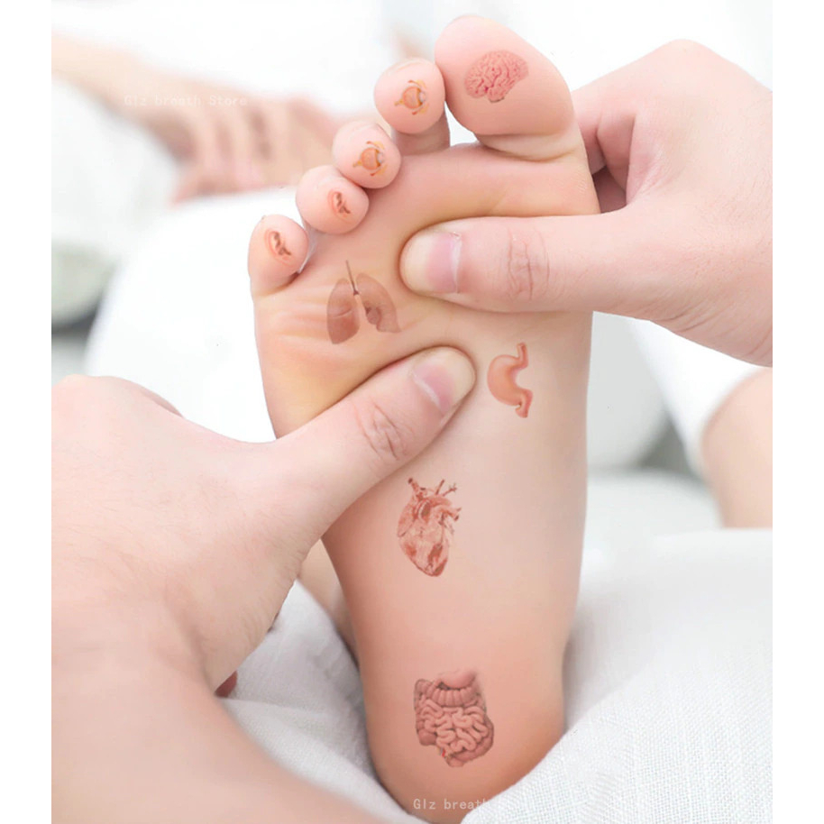 TaffOmicron Pemijat Kaki Elektrik USB Pulse EMS Muscle Massager - EMS15 - Black