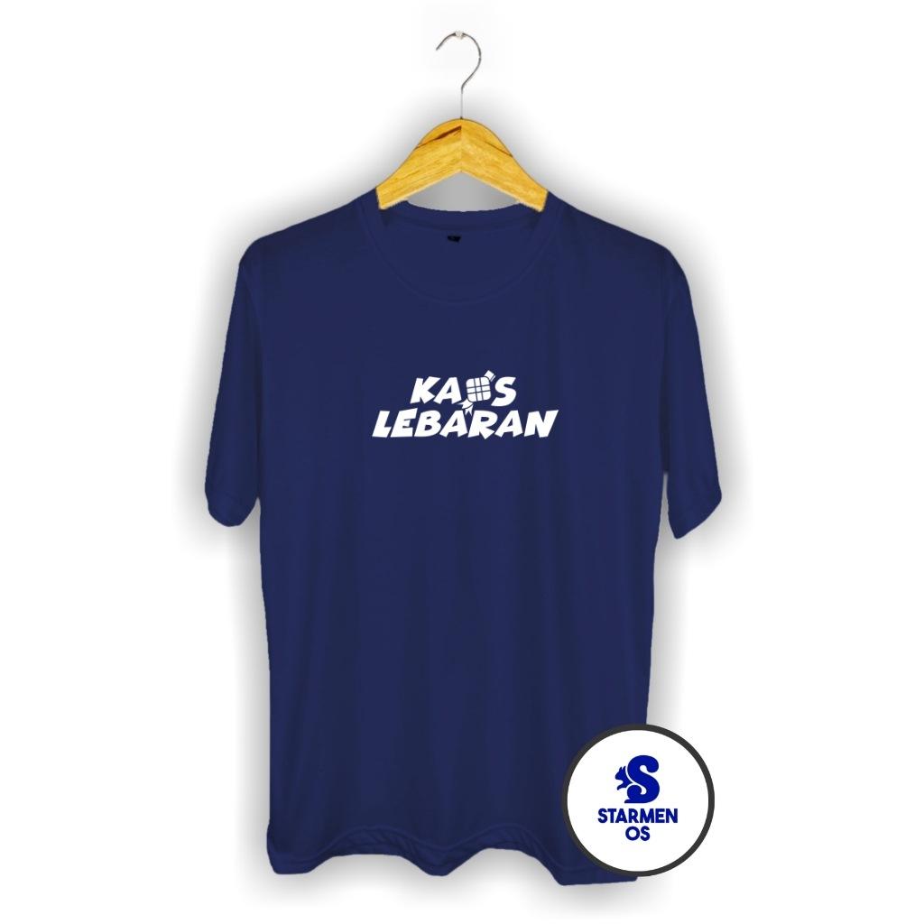 Kaos Distro Pria T-Shirt Motif Kata Kata KAOS LEBARAN 2023