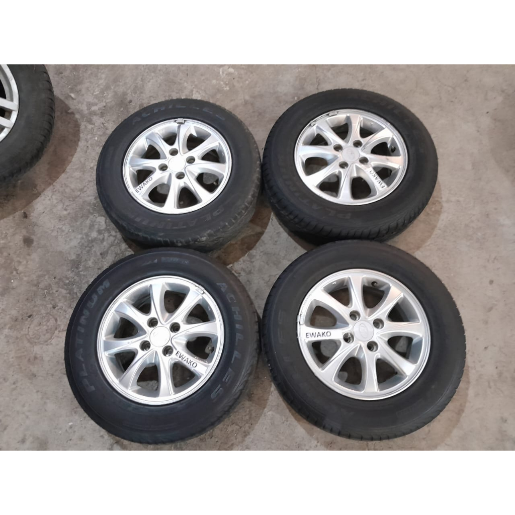 Velg Mobil Bekas Ring 14 STD AVEGA R14 Lebar 5 Lubang 4 ET 45