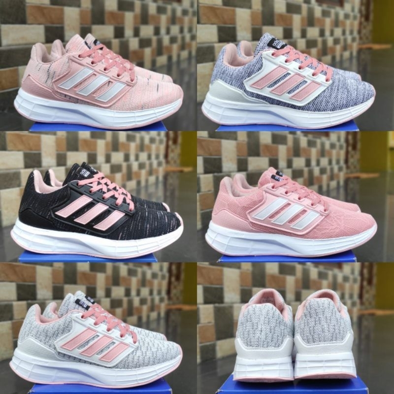 ADIDAS DURAMO KOMPONEN ORIGINAL WANITA TERBARU, Sepatu Sneakers Wanita Running Training Zumba Senam 