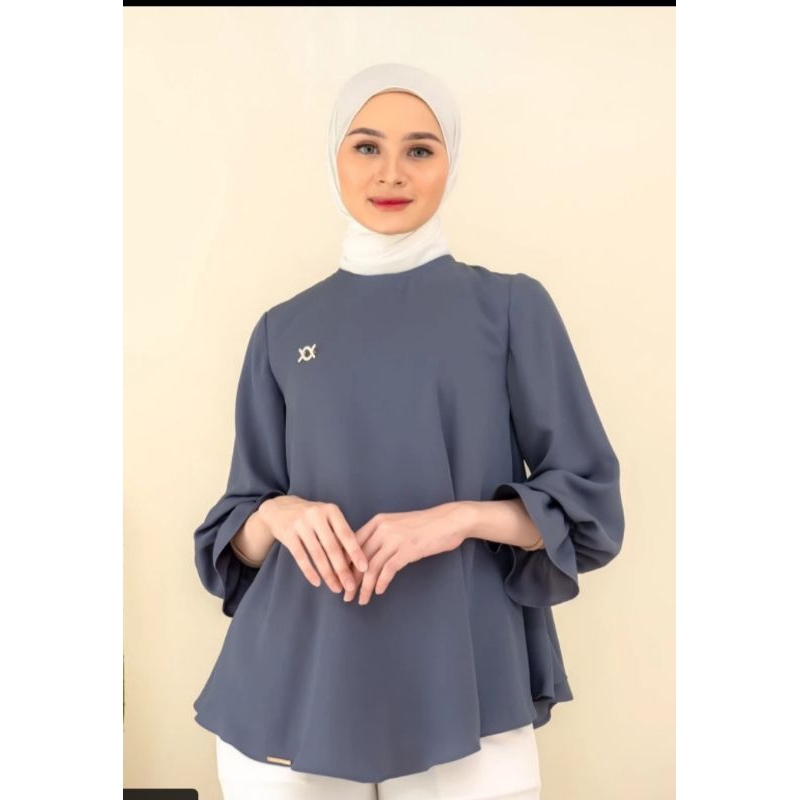 Shea blouse KLAMBY new warna moonlight