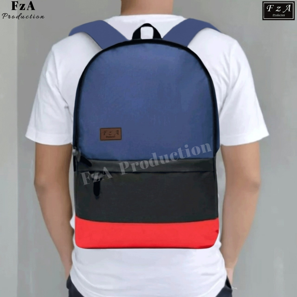 FzA Official - Tas Ransel Distro Original Casual pria Wanita / Tas Ransel Laptop / Backpack Sekolah Kuliah Distro Original Tas Punggung Laptop - NYRRC