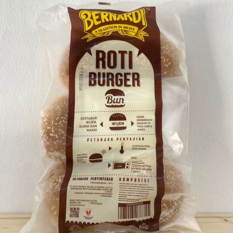 

Roti Burger Bernardi 6pcs